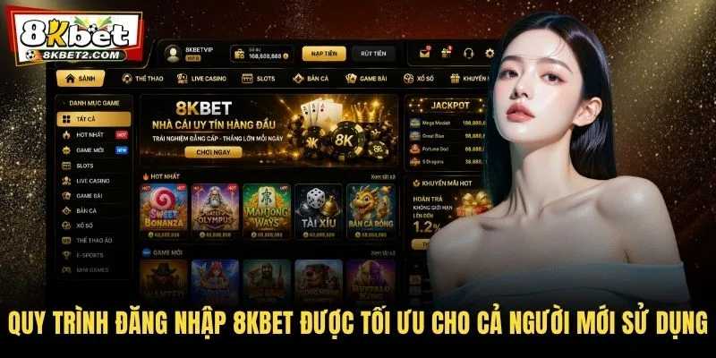 Quy trình đăng nhập 8KBET được tối ưu cho cả người mới sử dụng